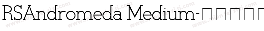 RSAndromeda Medium字体转换